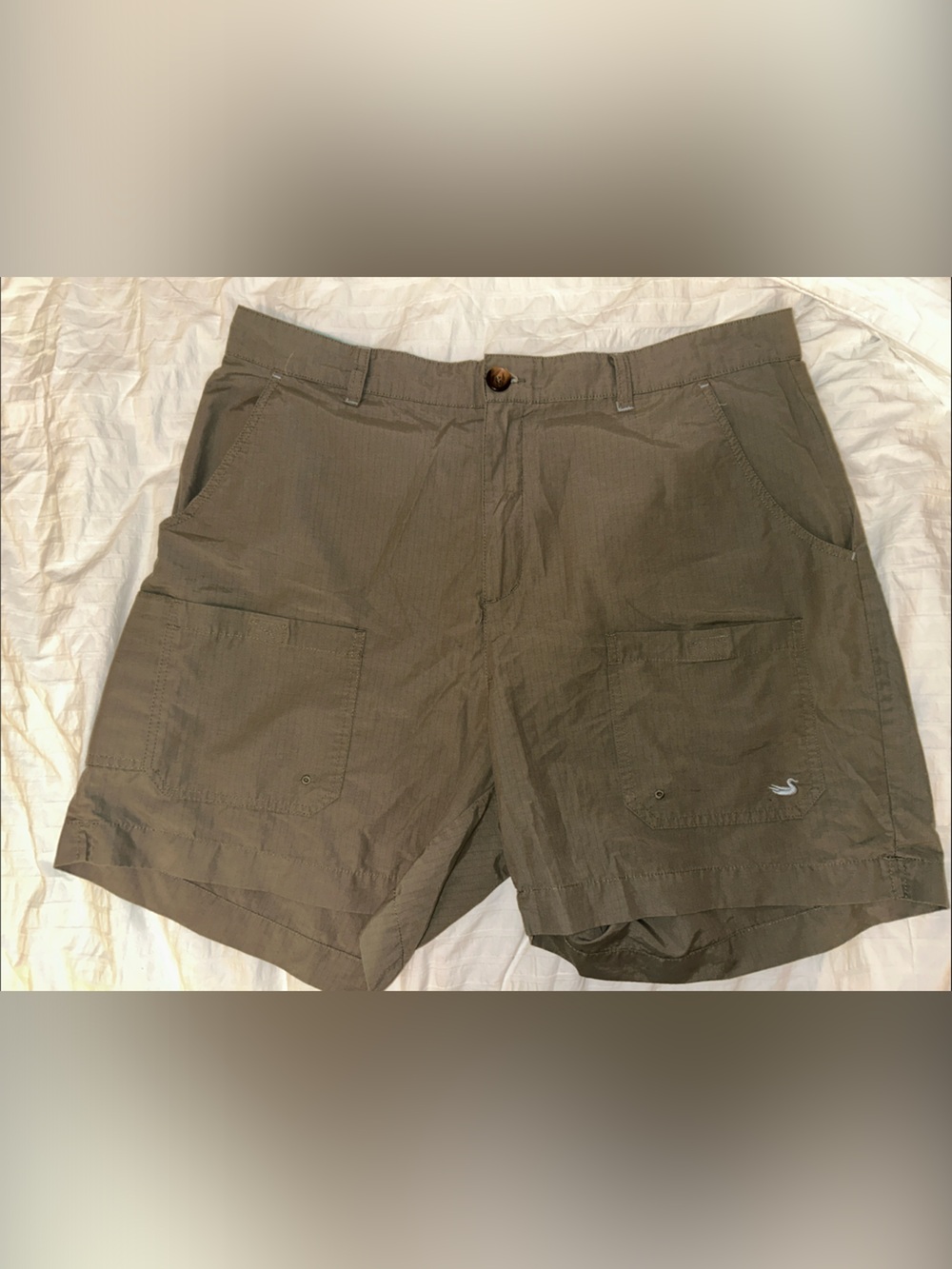 Southern Marsh Men's Olive Cargo Shorts